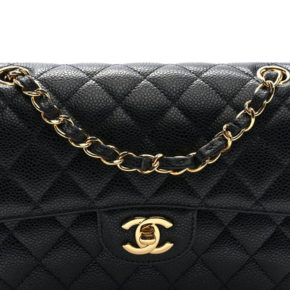 Chanel Caviar Quilted Small Double Flap Black 8 of 10
