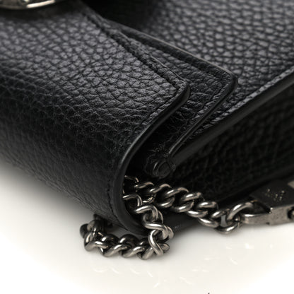 Gucci Calfskin Super Mini Dionysus Shoulder Bag Black 12 of 12