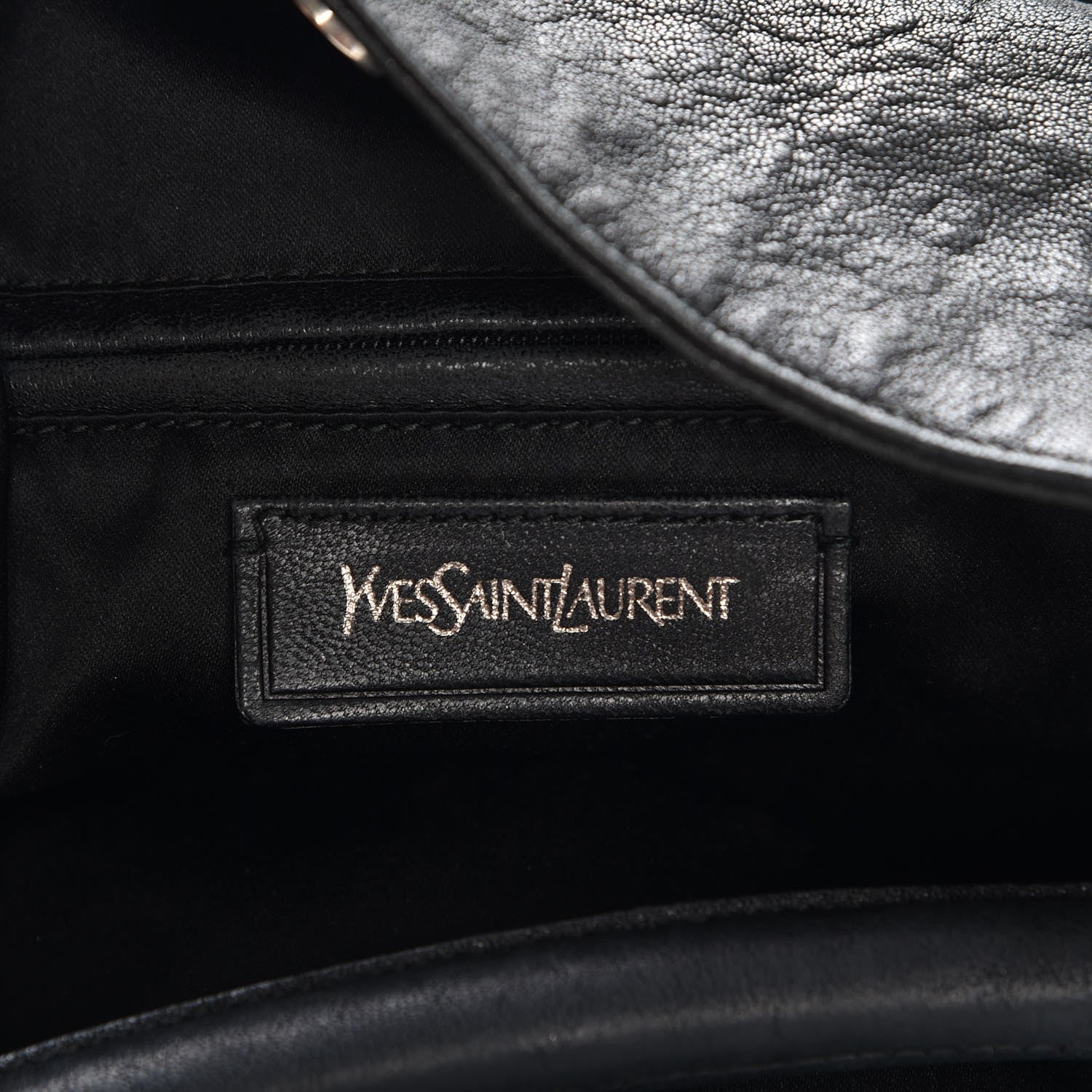 Saint Laurent Sheepskin Large Roady Hobo Black 7 of 12