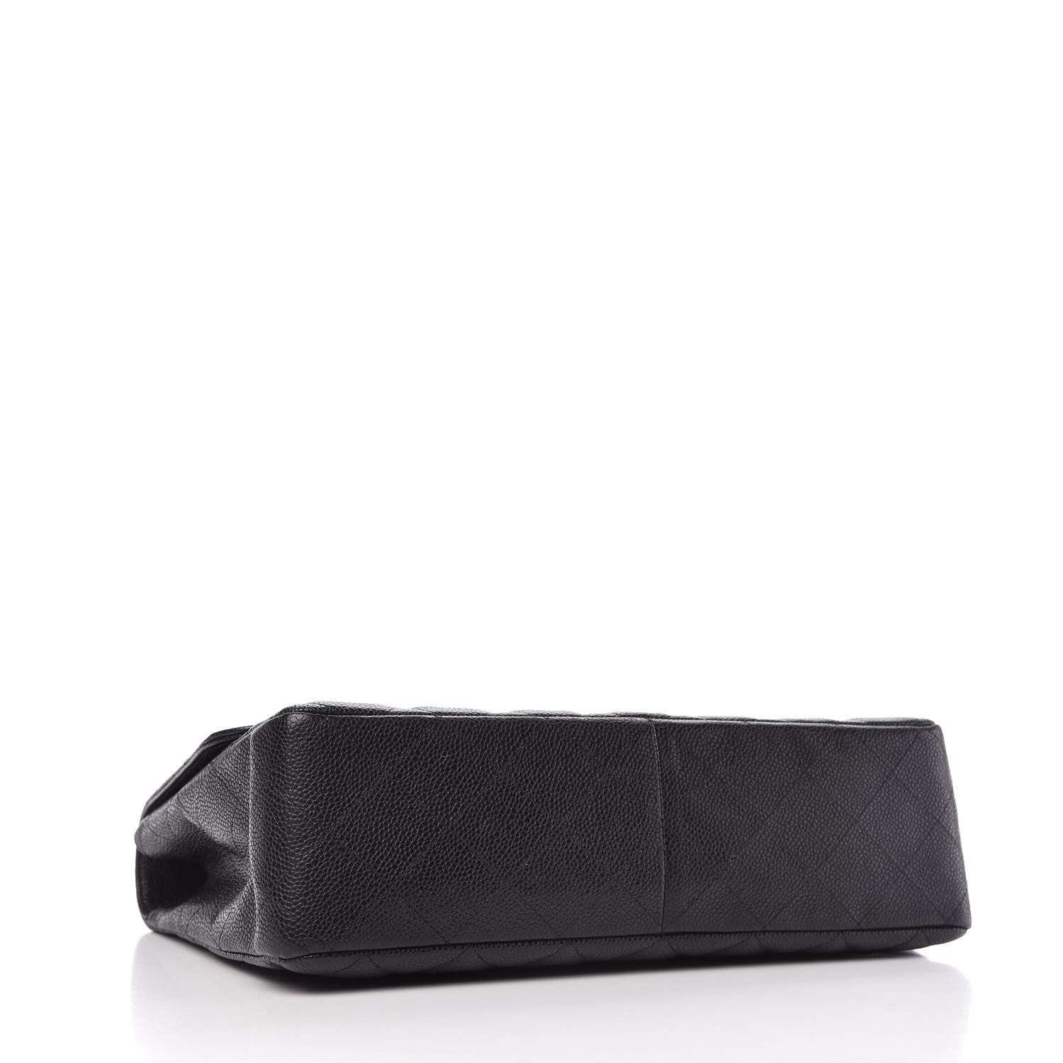 Chanel Caviar Quilted Jumbo Single Flap Black 4 of 11