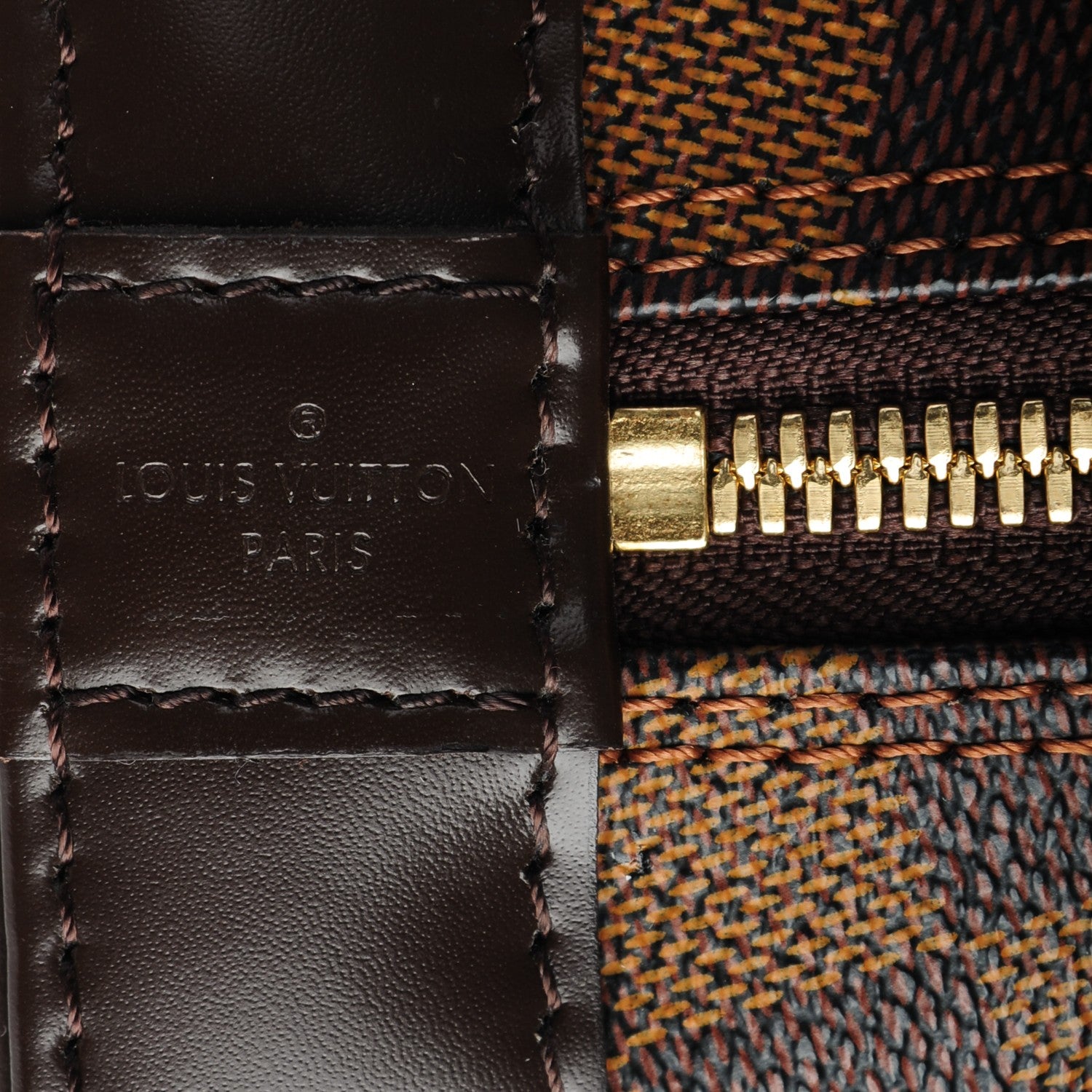 Louis Vuitton Damier Ebene Alma BB 6 of 9