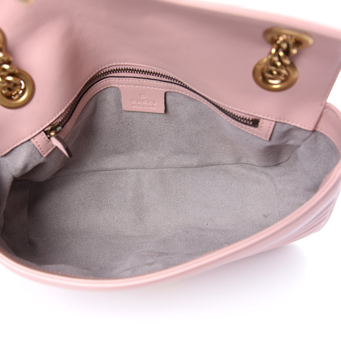 Calfskin Matelasse Small GG Marmont Shoulder Bag Perfect Pink