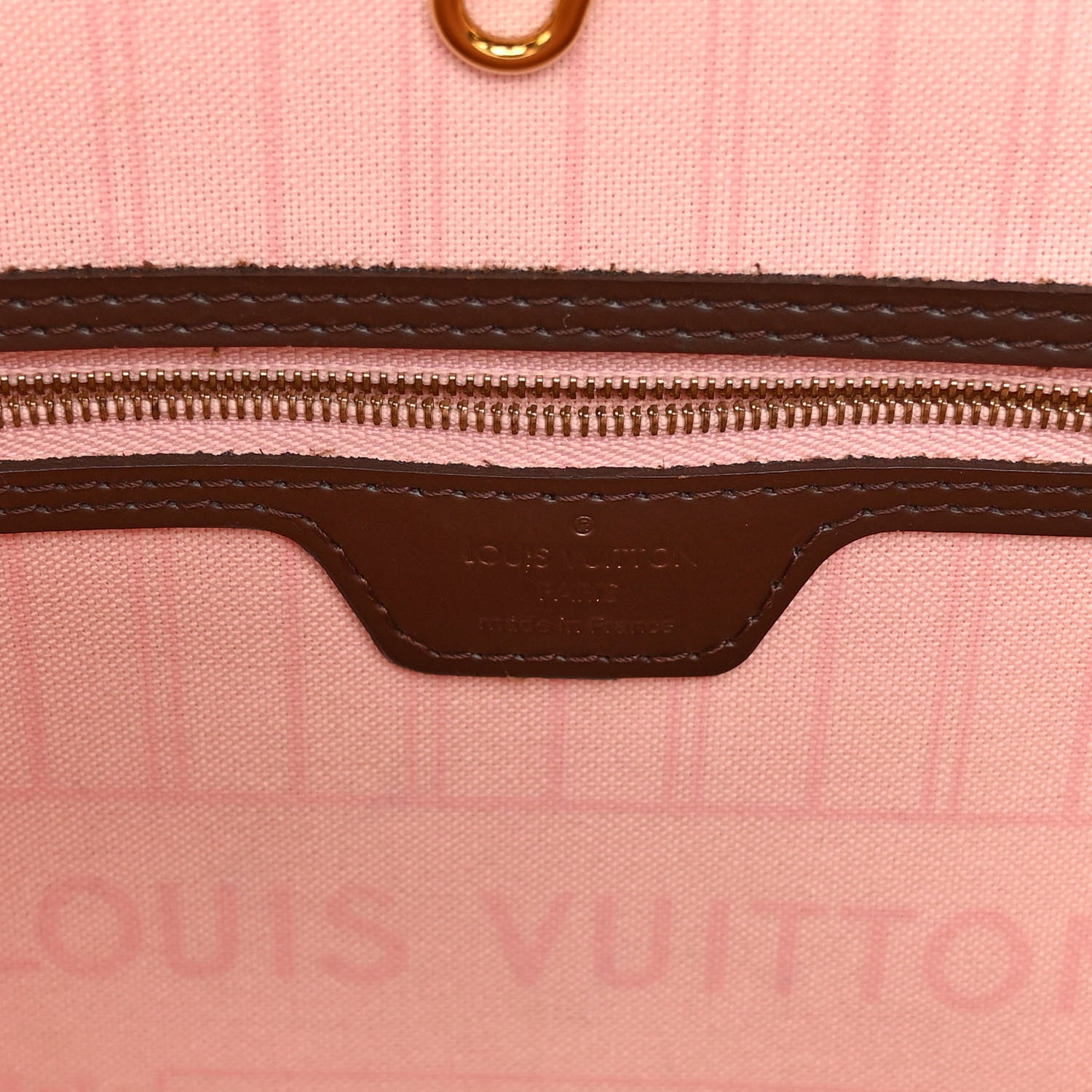 Louis Vuitton Damier Ebene Neo Neverfull MM Rose Ballerine 7 of 10