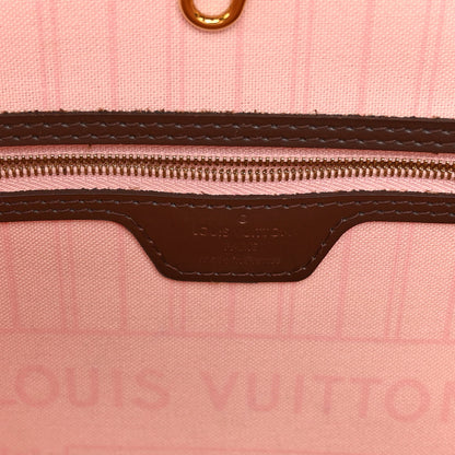 Louis Vuitton Damier Ebene Neo Neverfull MM Rose Ballerine 7 of 10