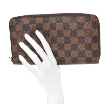 Louis Vuitton Damier Ebene Zippy Organizer Wallet 2 of 11
