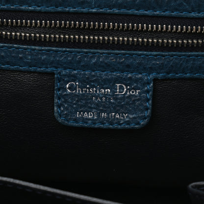Christian Dior Calfskin Frame Satchel Blue 7 of 20