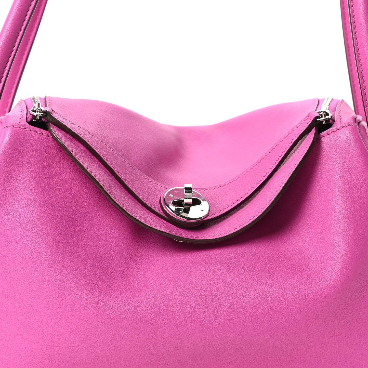 Hermes Swift Epsom Lindy 30 Tressage De Cuir Magnolia Bleu Saphir Craie 8 of 10