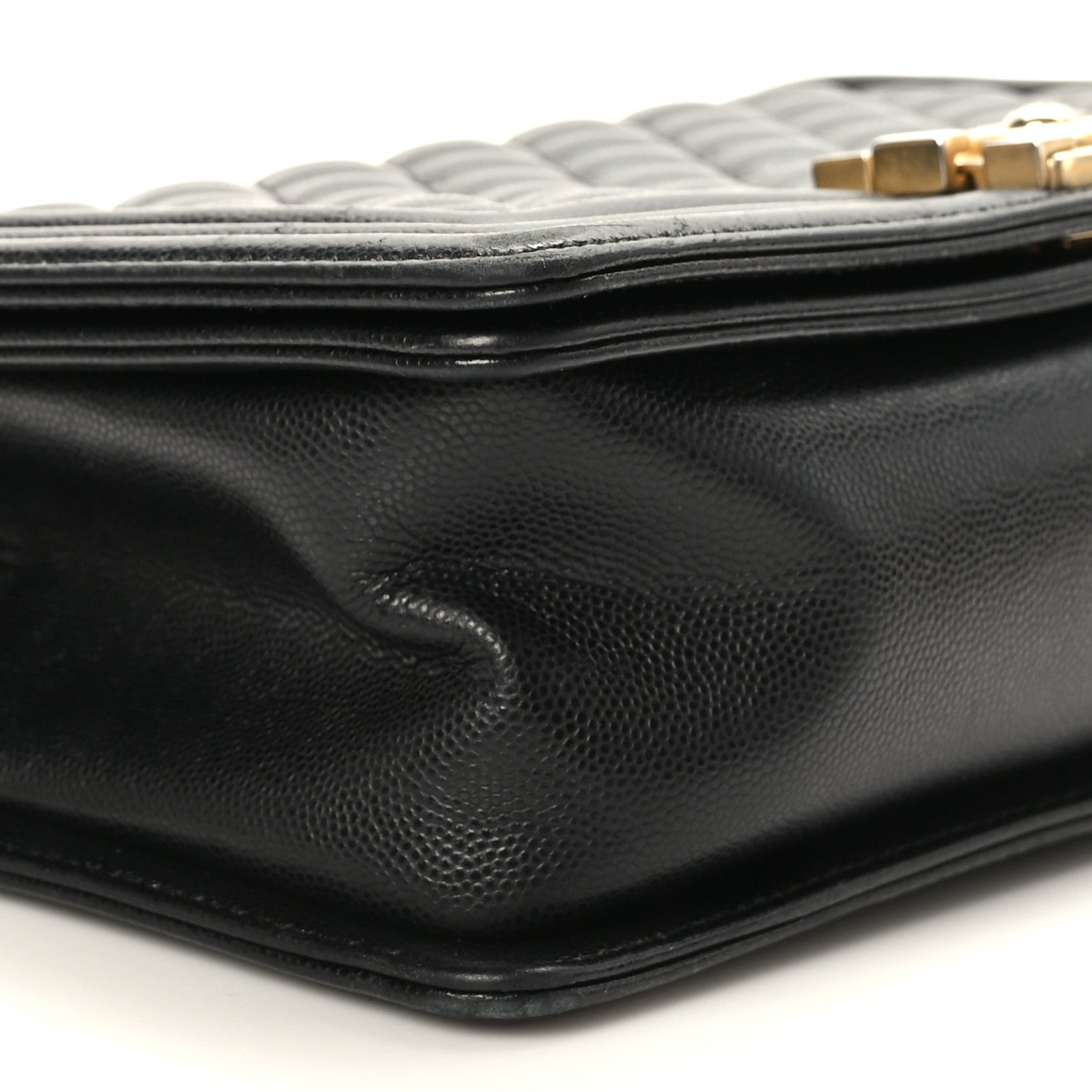 Chanel Caviar Quilted Medium Boy Flap Black 8 of 10