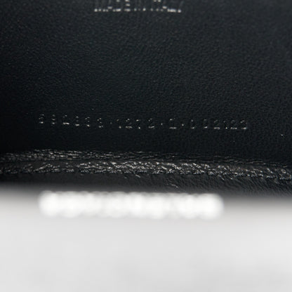 Balenciaga Strass Suede Hourglass Top Handle Bag XS Smoke Grey Crystal 8 of 11