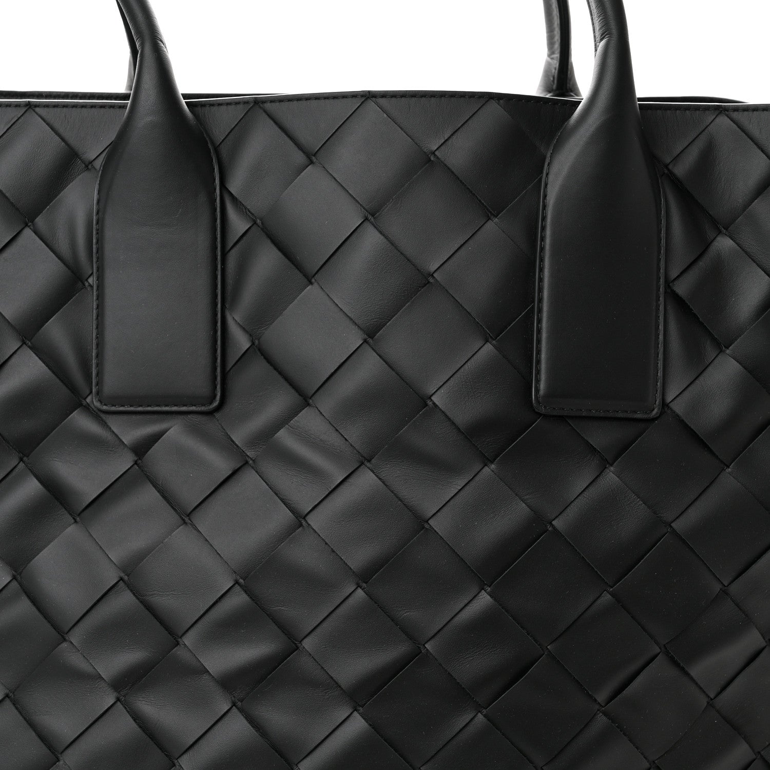 Bottega Veneta Nappa Intrecciato Shopping Tote Black 9 of 11
