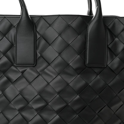 Bottega Veneta Nappa Intrecciato Shopping Tote Black 9 of 11