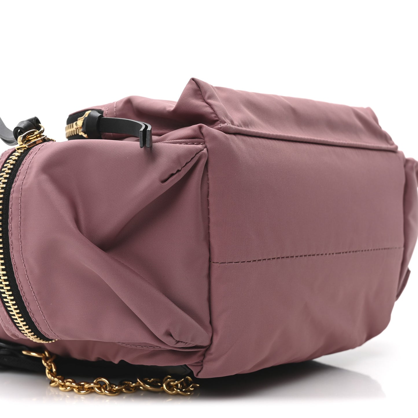 Nylon Medium Rucksack Backpack Mauve Pink