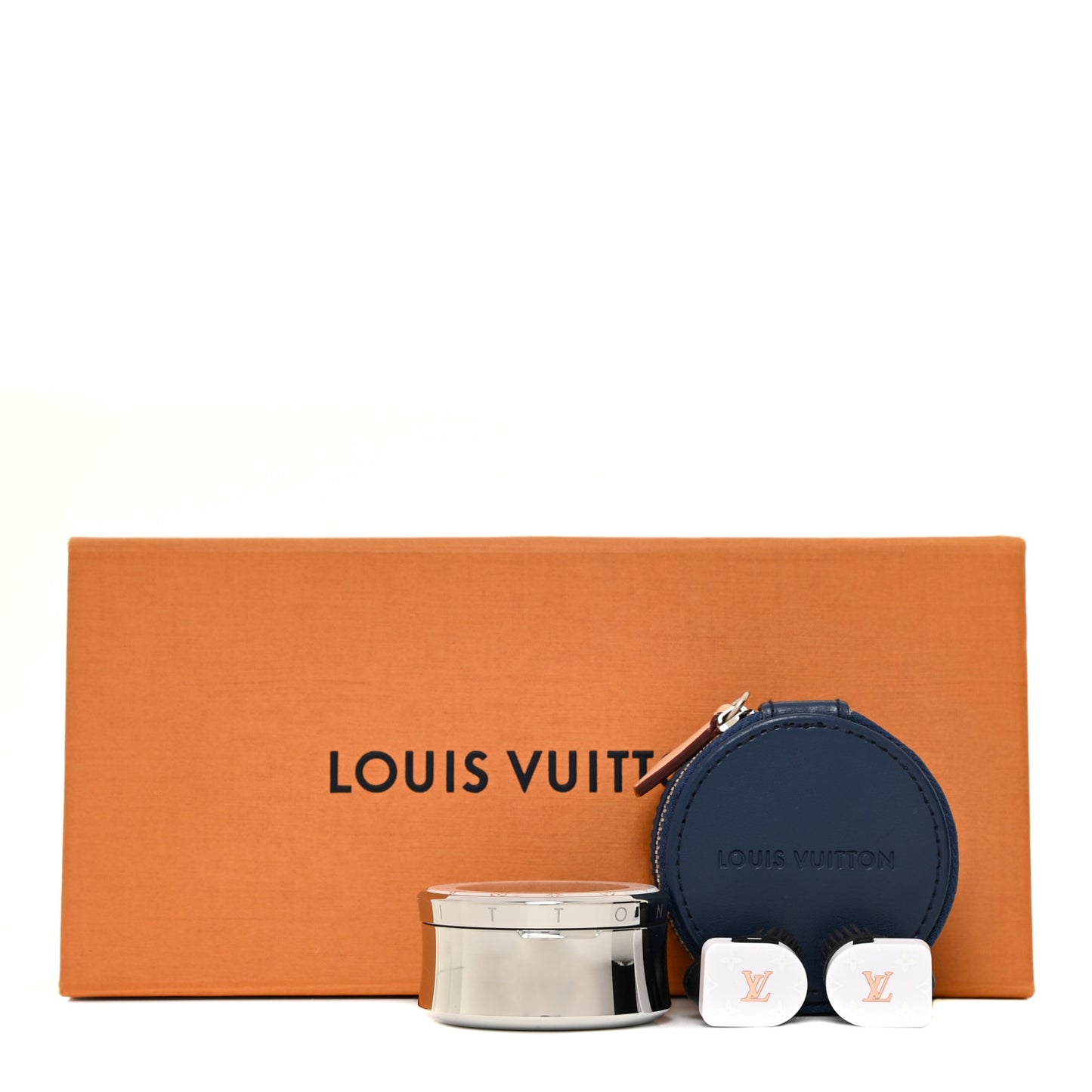Acetate Monogram Horizon Wireless Earphones White