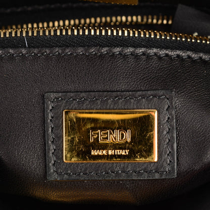 Fendi Nappa Mini Peekaboo Iconic Satchel Black 6 of 8