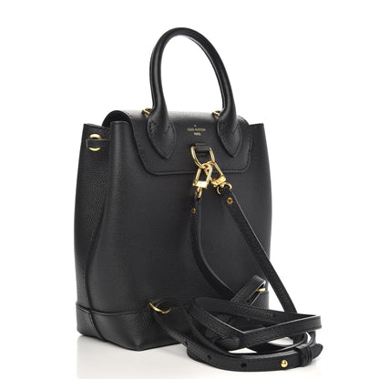 Louis Vuitton Calfskin Lockme Mini Backpack Black 3 of 10
