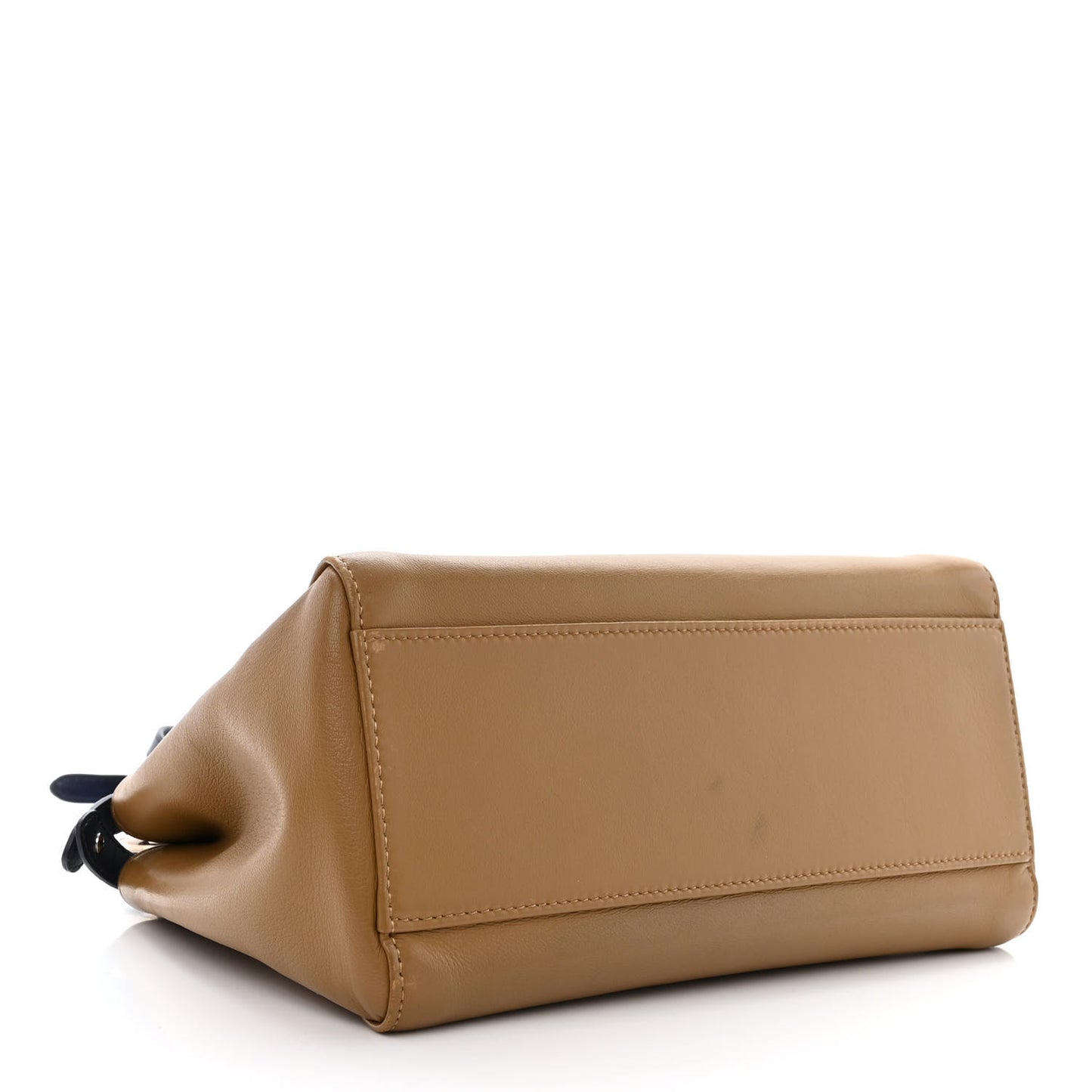 Nappa Mini Peekaboo Iconic Satchel Beige Blueberry Limone