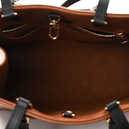 Louis Vuitton Empreinte Monogram Giant Wild At Heart Onthego MM Caramel 5 of 9
