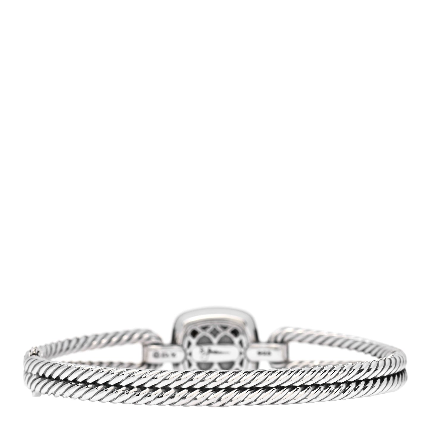 Sterling Silver Diamond Albion Cable Bracelet