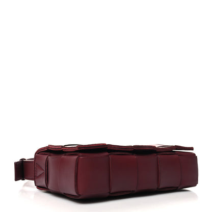 Bottega Veneta Lambskin Maxi Intrecciato Small Cassette Crossbody Bag Barolo 4 of 10
