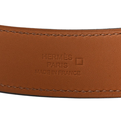 Hermes Shiny Alligator Collier de Chien CDC 24 Bracelet T3 Rose Scheherazade 4 of 6