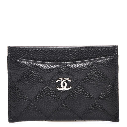 Chanel Caviar Quilted Card Holder Black 1 of 9