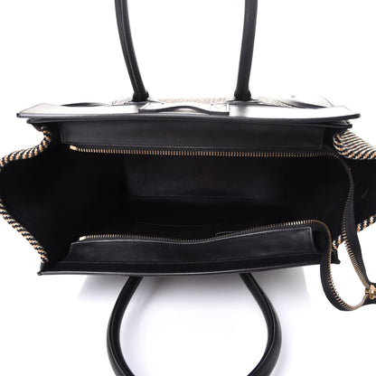 Celine Twill Smooth Calfskin Mini Luggage Dune Black 9 of 14