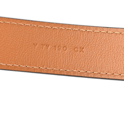 Hermes Epsom Swift 24mm Collier De Chien Belt Black Gold 4 of 5