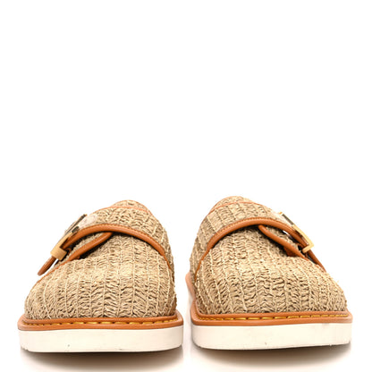 Louis Vuitton Raffia LV Easy Mens Mule 9.5 Beige 3 of 10