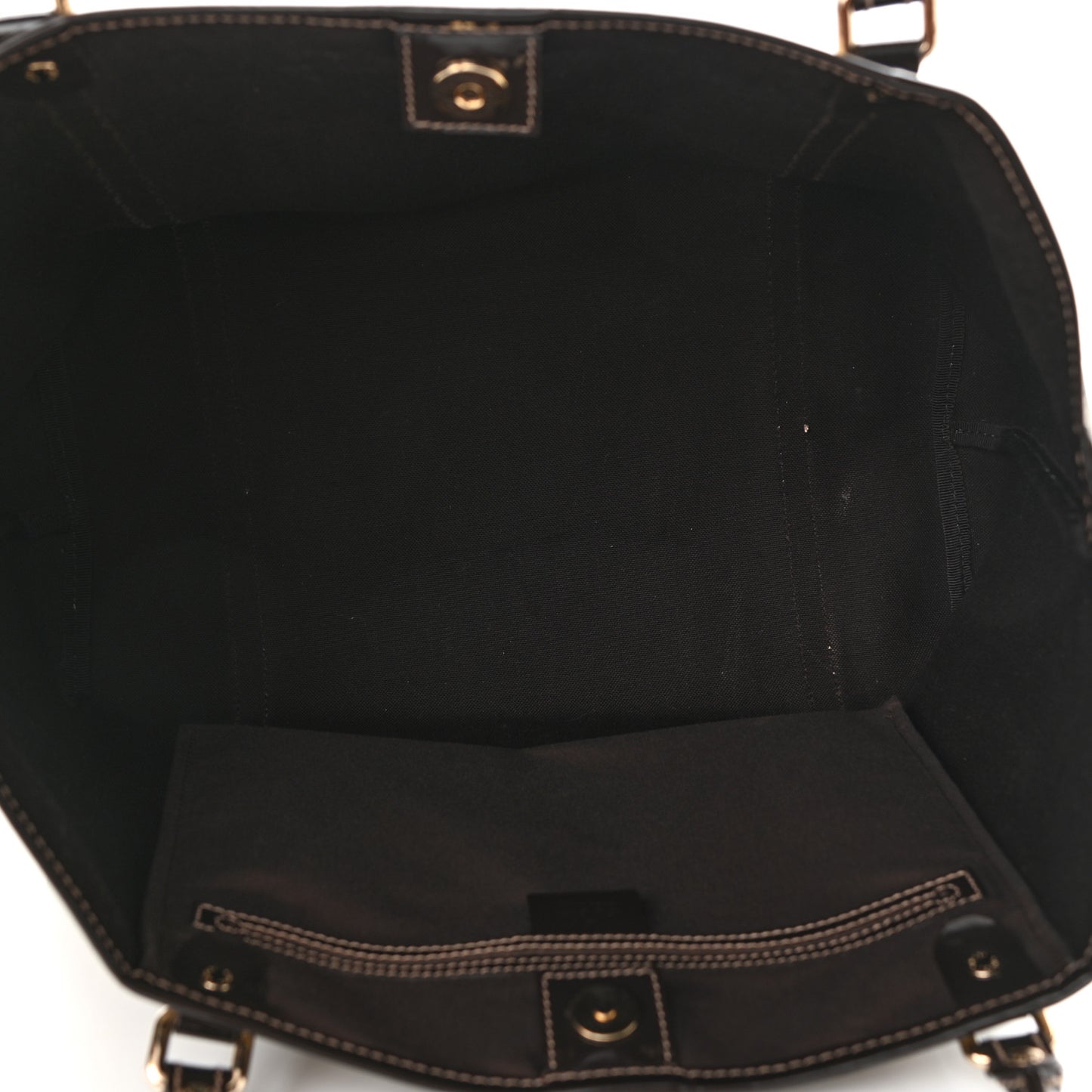 GG Plus Monogram Medium Joy Tote Dark Brown