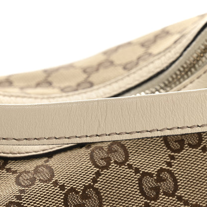 Gucci Monogram Medium New Britt Hobo Off White 14 of 15