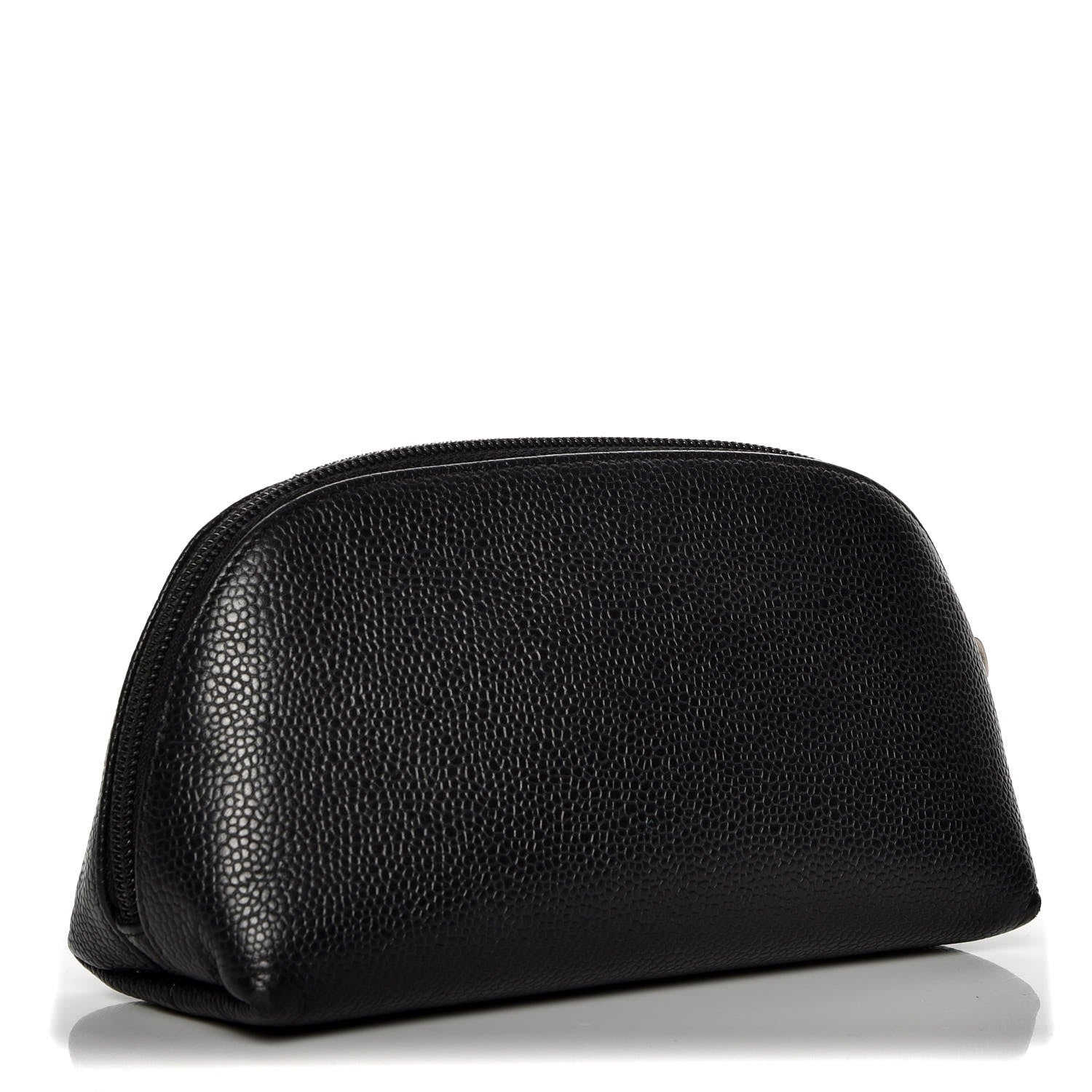 Chanel Caviar Timeless CC Cosmetic Pouch Black 3 of 7