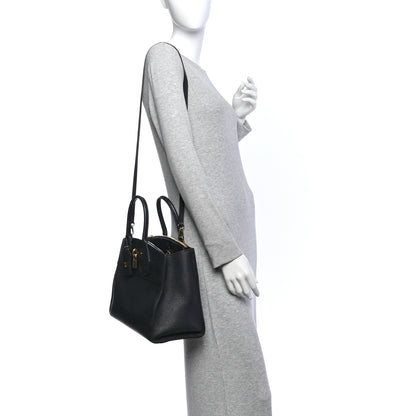 Louis Vuitton Taurillon City Steamer MM Black 2 of 9