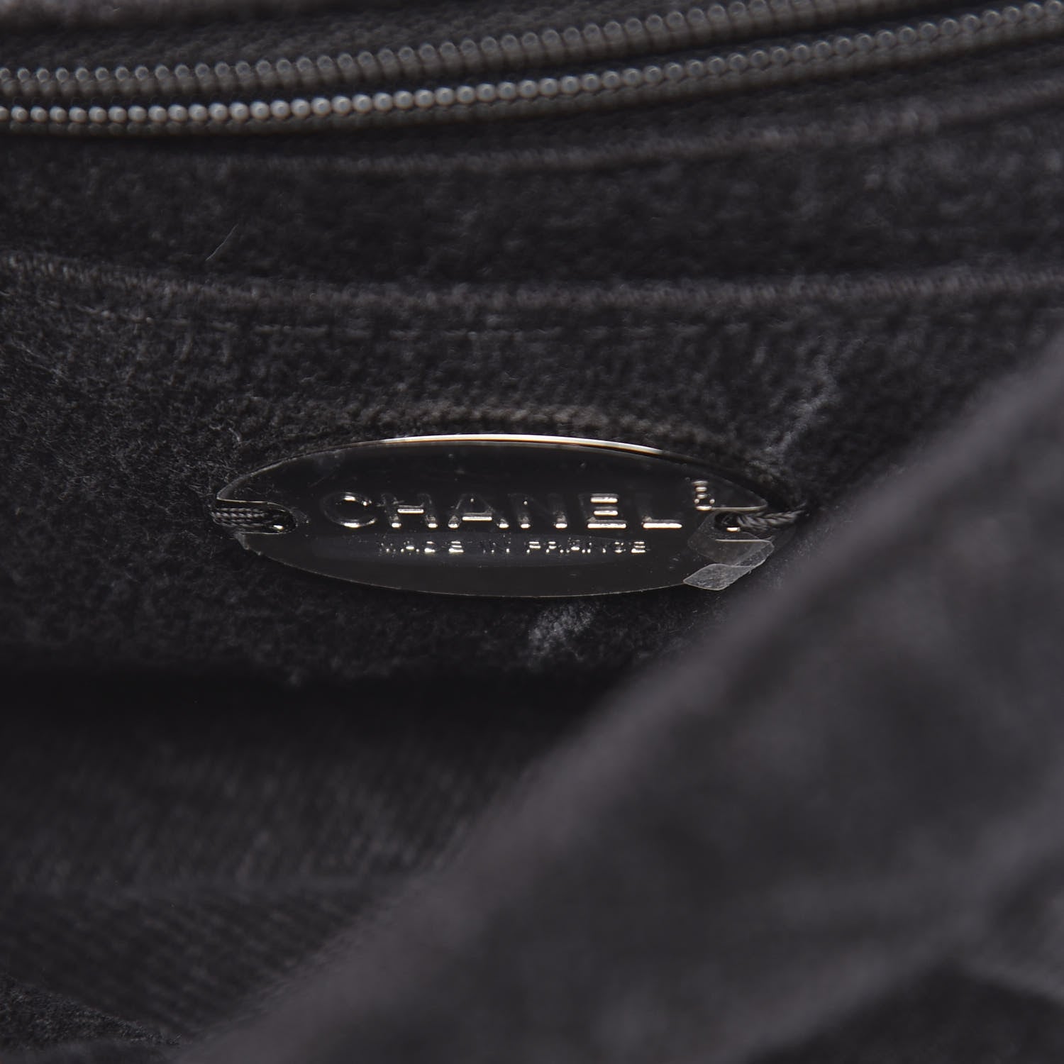 Chanel Denim CC Quilted Mini Square Flap Black 6 of 11