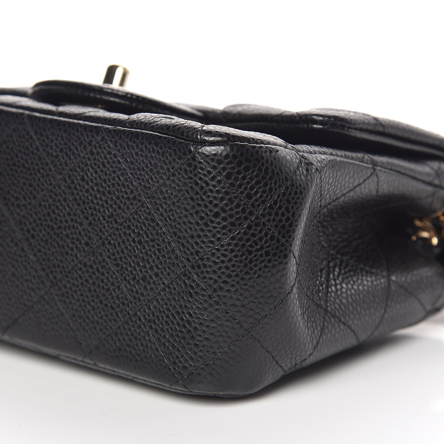 Chanel Caviar Quilted Mini Square Flap Black 9 of 10