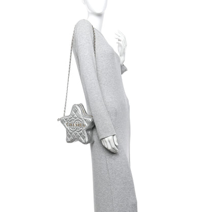 Chanel Metallic Lambskin Walk Of Fame Bag Silver 2 of 10