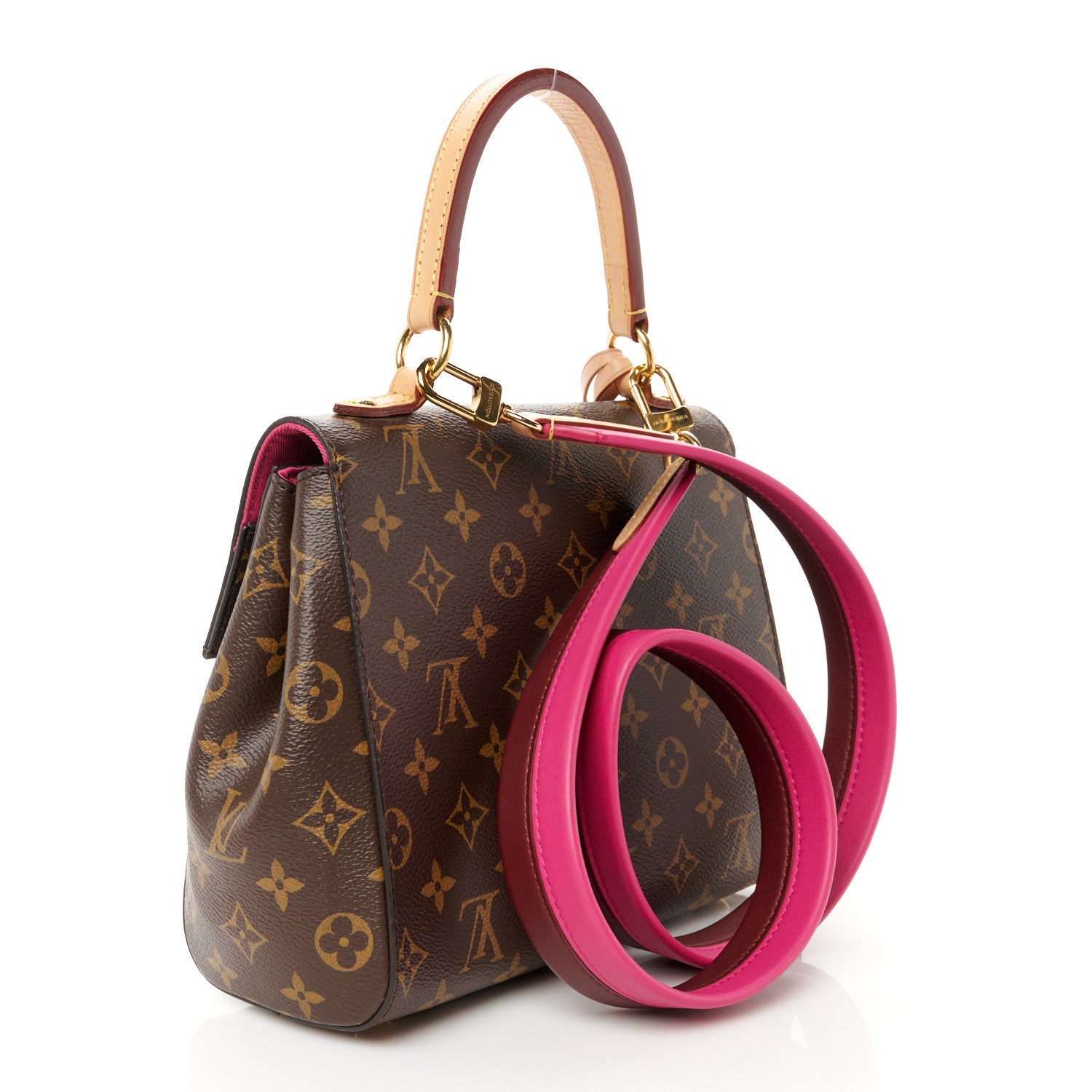 Louis Vuitton Monogram Cluny BB Bordeaux Fuchsia 3 of 11
