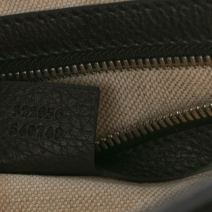 Gucci Pebbled Calfskin Soho Messenger Bag Black 7 of 10
