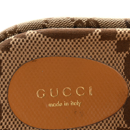 Gucci Monogram Maxi GG Angelina Platform 55mm Slide Sandals 36 Camel Ebony 8 of 10