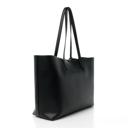 Saint Laurent Calfskin Large Shopping Tote Black 4 of 13