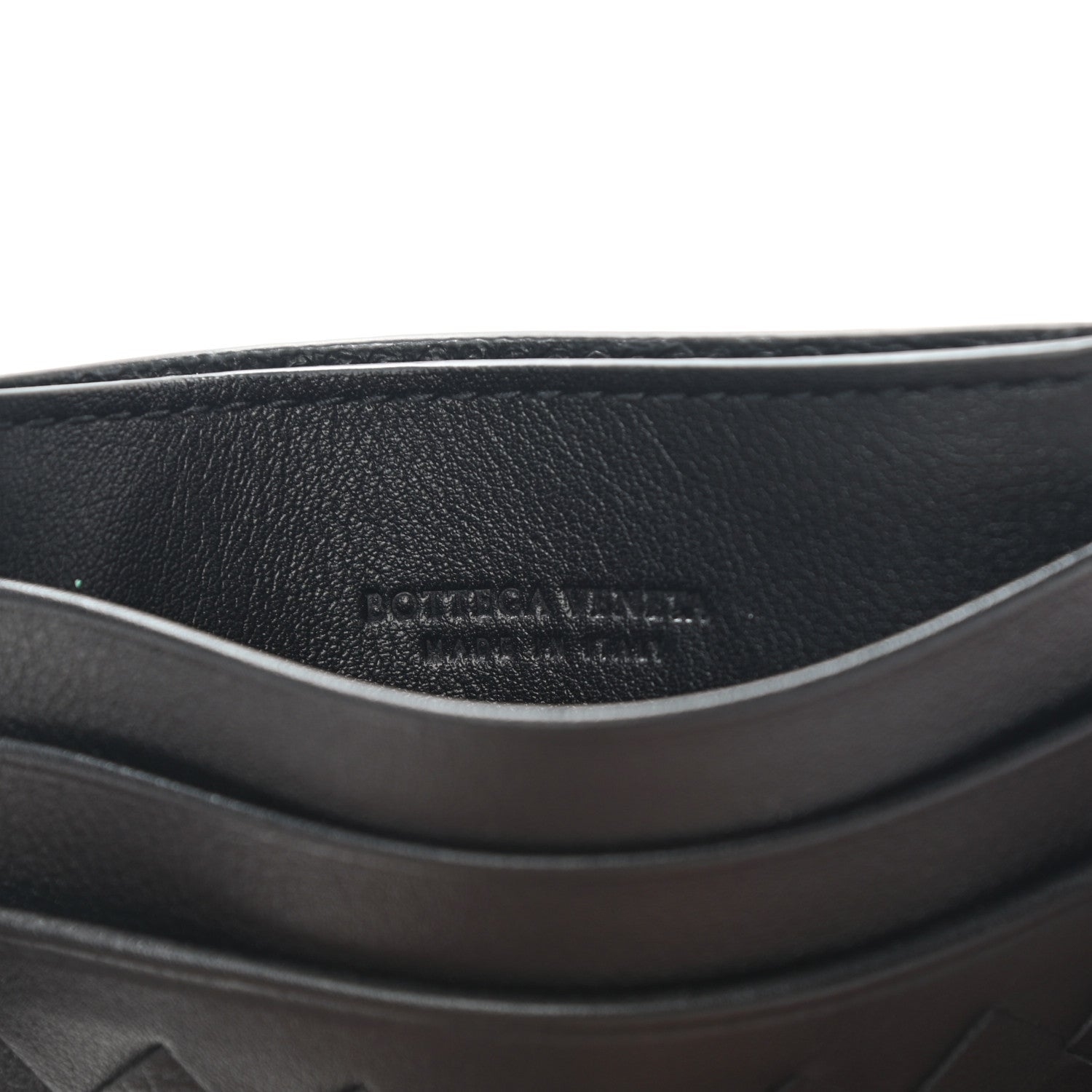 Bottega Veneta Nappa Intrecciato Card Holder Black 5 of 7