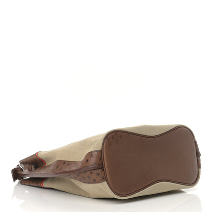 Hermes Ostrich Toile So Kelly 26 Etrusque 3 of 9