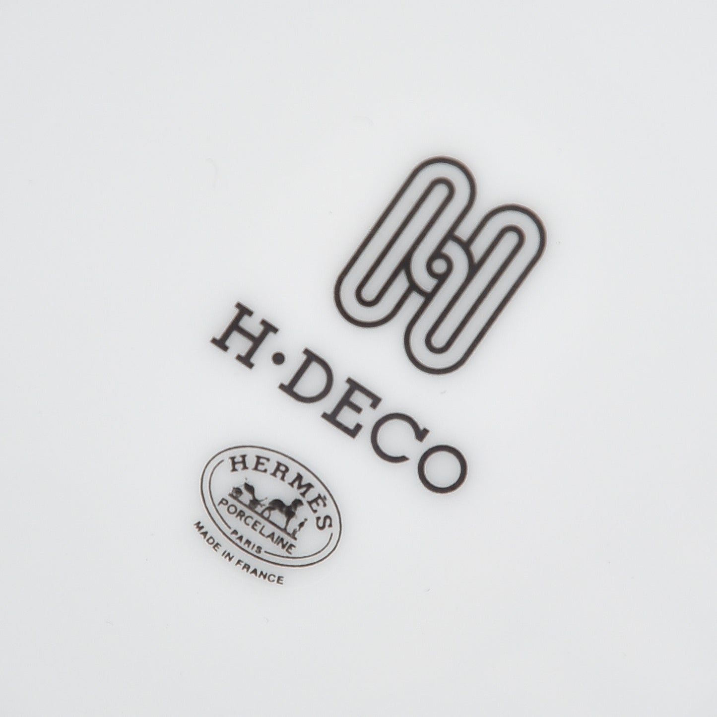 Porcelain H Deco Mug N°2 Black