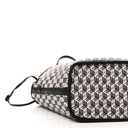 MCM Visetos Medium Liz Reversible Shopper Tote Black 14 of 17