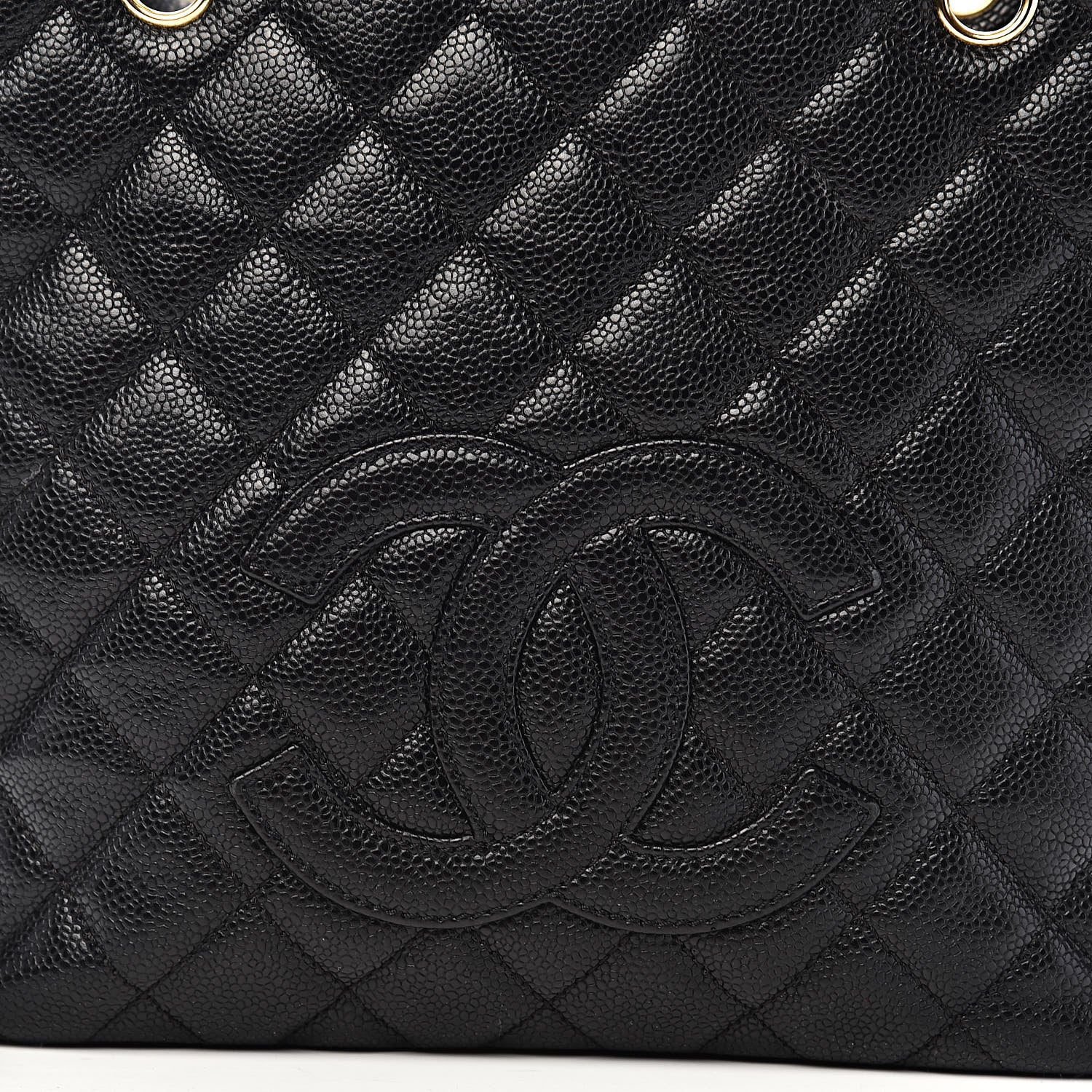 Chanel Caviar Quilted Petit Shopping Tote PST Black 12 of 12