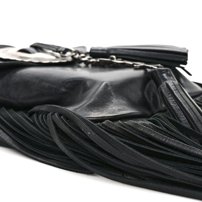 Saint Laurent Lambskin Anita Tassed Crossbody Bag Black 7 of 10