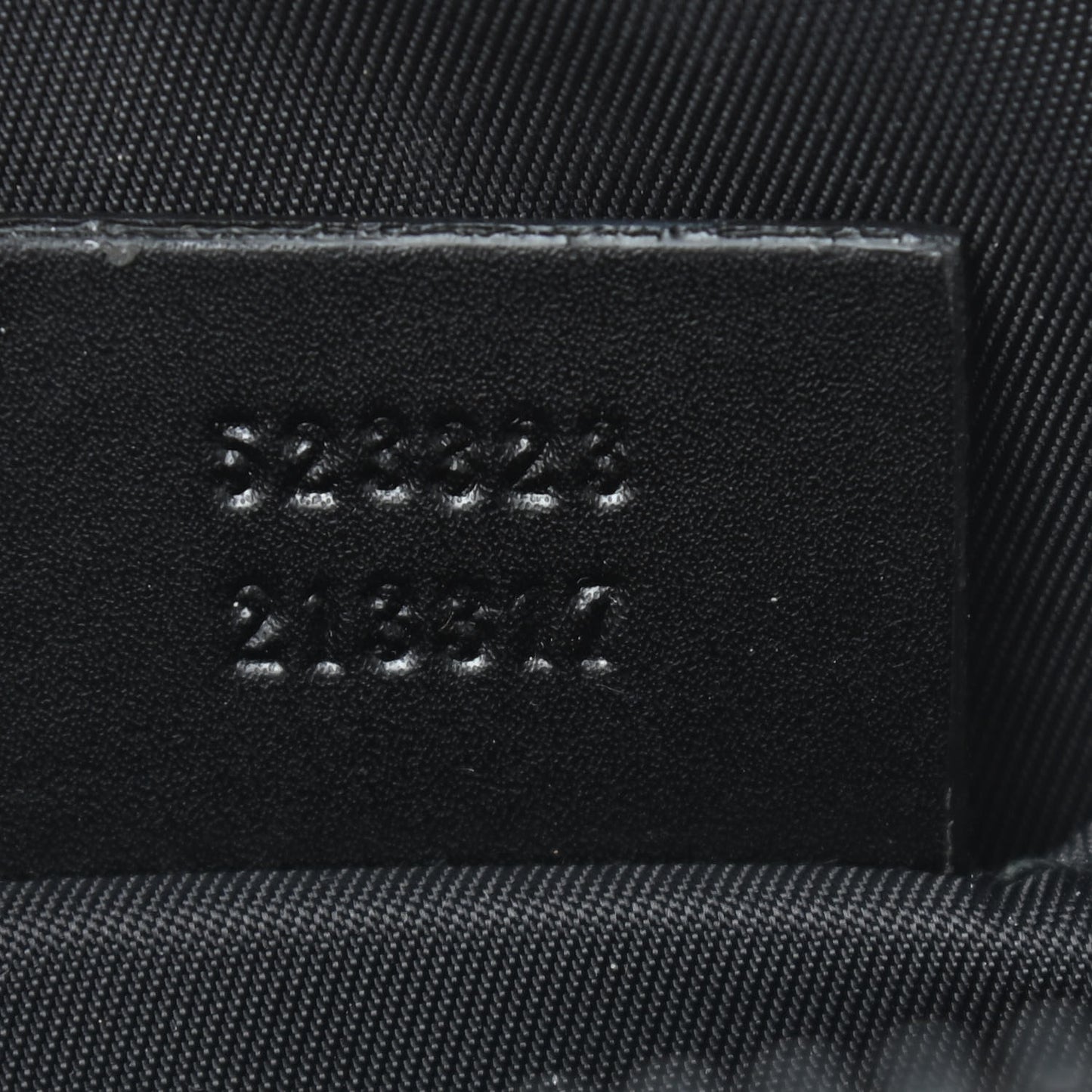 Canvas Web Tiger Embroidered Messenger Bag Black