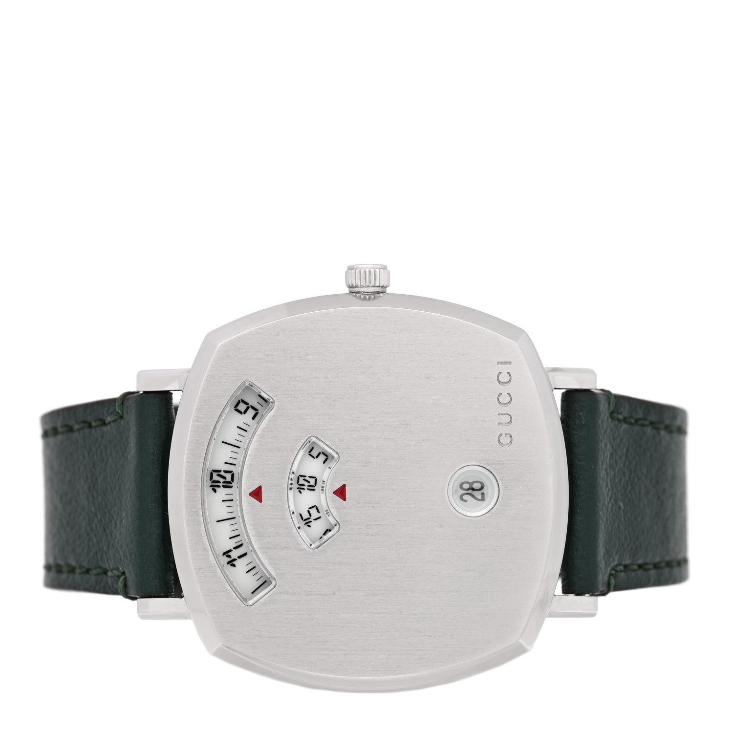 Gucci Stainless Steel Calfskin 35mm Grip Quartz Watch Green 2 of 5