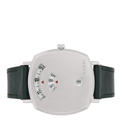 Gucci Stainless Steel Calfskin 35mm Grip Quartz Watch Green 2 of 5