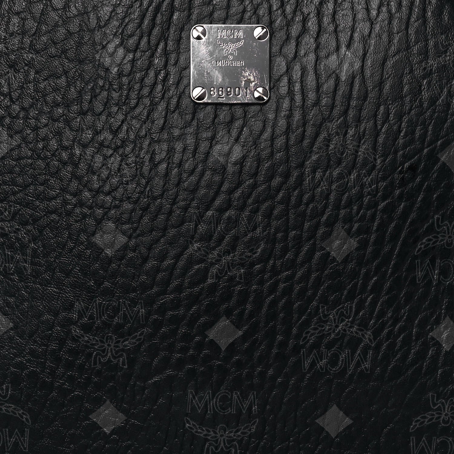 MCM Visetos Medium Stark Backpack Black 8 of 16