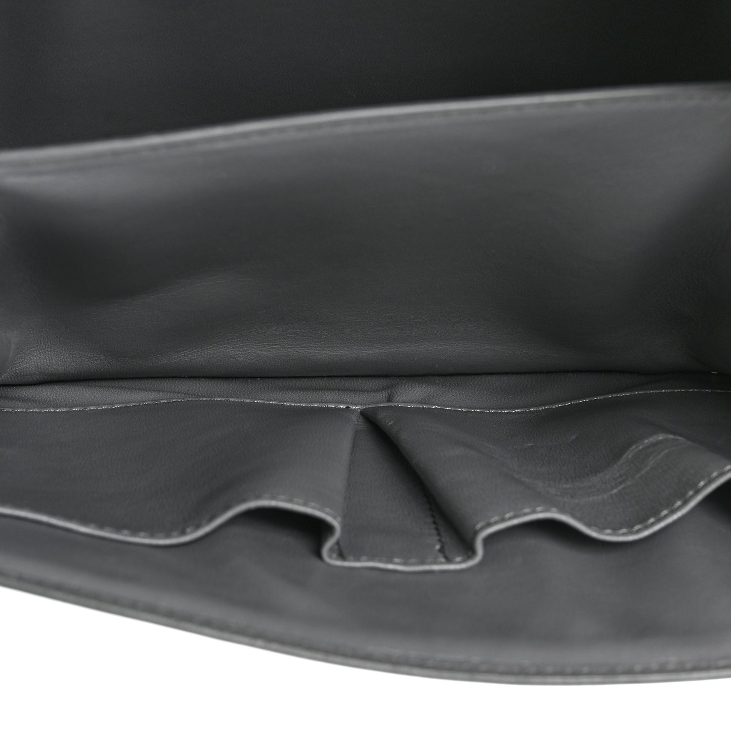 Box Calfskin Medium Classic Box Flap Bag Zinc